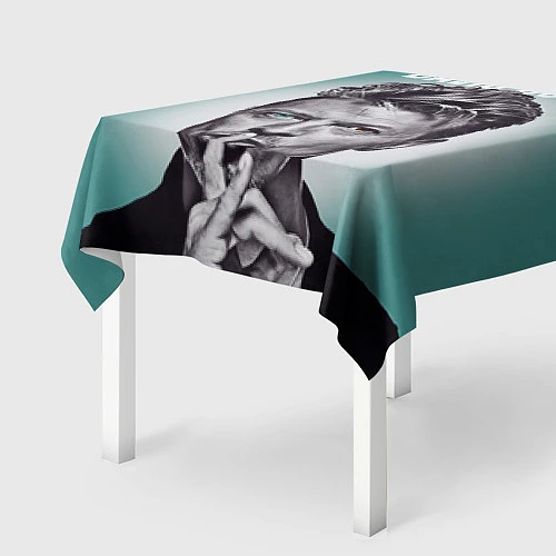 Скатерть для стола Дэвид Боуи: тишина / 3D-принт – фото 2