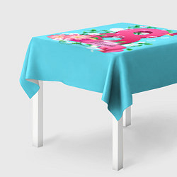 Скатерть для стола Восьмерка и колибри, цвет: 3D-принт — фото 2