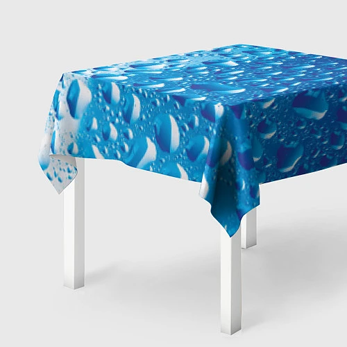 Скатерть для стола Капли воды / 3D-принт – фото 2