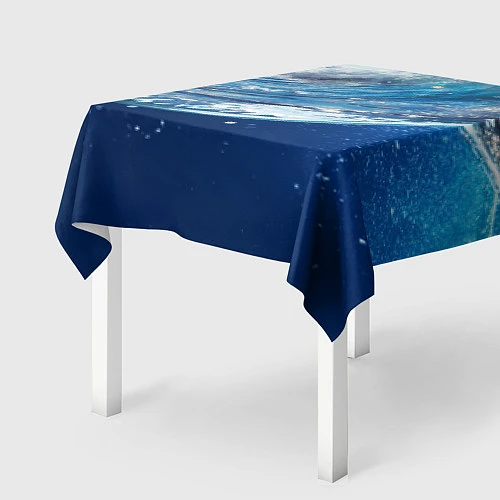 Скатерть для стола Стихия воды / 3D-принт – фото 2