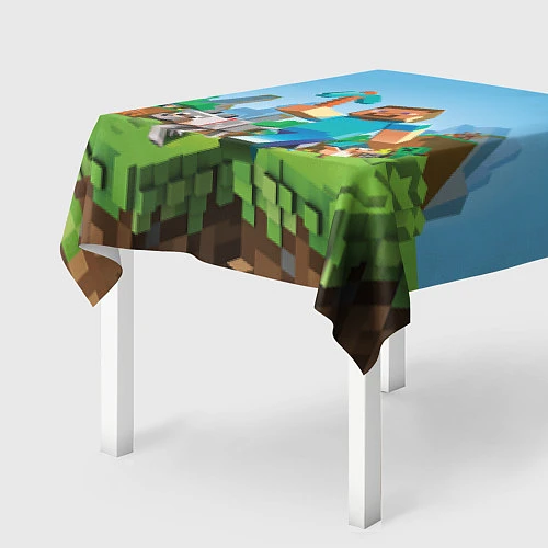 Скатерть для стола Minecraft Summer / 3D-принт – фото 2
