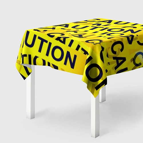 Скатерть для стола Caution / 3D-принт – фото 2