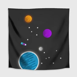Скатерть для стола Космос, цвет: 3D-принт