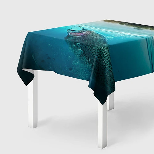 Скатерть для стола Рыбалка на спиннинг / 3D-принт – фото 2