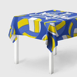 Скатерть для стола Волейбол 6, цвет: 3D-принт — фото 2