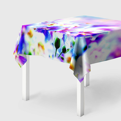 Скатерть для стола Цветочное поле / 3D-принт – фото 2