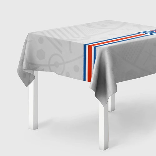 Скатерть для стола Сборная Исландии по футболу / 3D-принт – фото 2
