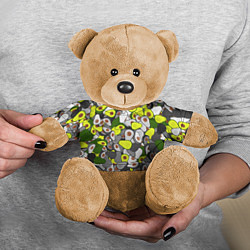 Игрушка-медвежонок Камуфляж с авокадо, цвет: 3D-коричневый — фото 2