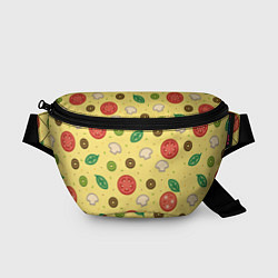 Поясная сумка Pizza, цвет: 3D-принт