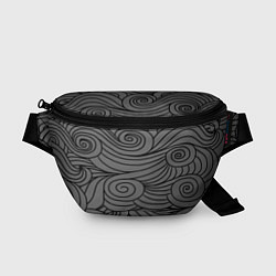 Поясная сумка Gray pattern, цвет: 3D-принт