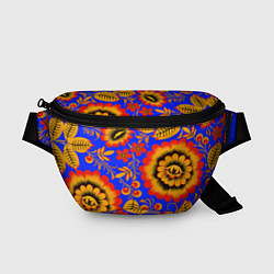 Поясная сумка Хохломской узор, цвет: 3D-принт