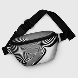 Поясная сумка Black & White Illusion, цвет: 3D-принт — фото 2