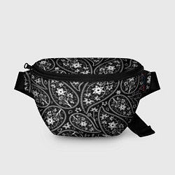 Поясная сумка Black cucumber pattern, цвет: 3D-принт