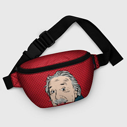 Поясная сумка Альберт Эйнштейн: Поп-арт, цвет: 3D-принт — фото 2