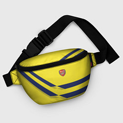 Поясная сумка Arsenal FC: Yellow style, цвет: 3D-принт — фото 2