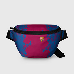 Поясная сумка FC Barcelona: Purple Original, цвет: 3D-принт