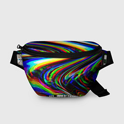 Поясная сумка Оптический глитч, цвет: 3D-принт