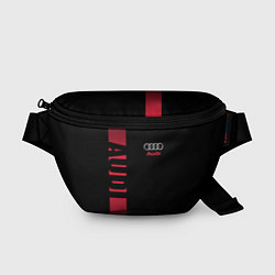 Поясная сумка Audi: Black Sport, цвет: 3D-принт