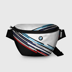 Поясная сумка BMW BRAND COLOR БМВ, цвет: 3D-принт