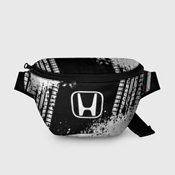 Поясная сумка Honda: Black Spray, цвет: 3D-принт