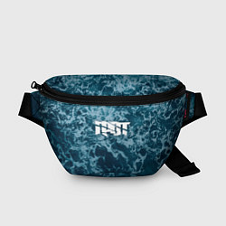 Поясная сумка Грот: Синий мрамор, цвет: 3D-принт
