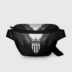 Поясная сумка FC Monaco: Black Style, цвет: 3D-принт