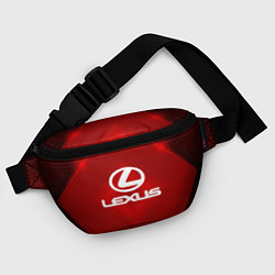 Поясная сумка Lexus: Red Light, цвет: 3D-принт — фото 2