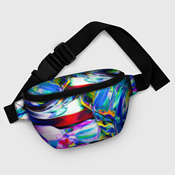 Поясная сумка Фантастическая палитра, цвет: 3D-принт — фото 2
