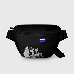 Поясная сумка Russia: Black Collection, цвет: 3D-принт