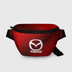 Поясная сумка Mazda: Red Carbon, цвет: 3D-принт