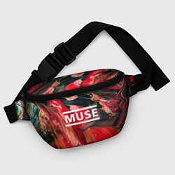 Поясная сумка MUSE: Red Colours, цвет: 3D-принт — фото 2