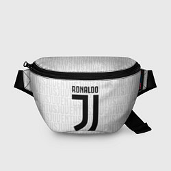 Поясная сумка Ronaldo 7: White Sport, цвет: 3D-принт