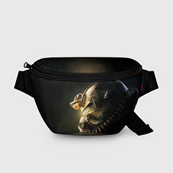Поясная сумка Армированный шлем, цвет: 3D-принт