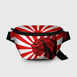 Поясная сумка Japanese Godzilla, цвет: 3D-принт