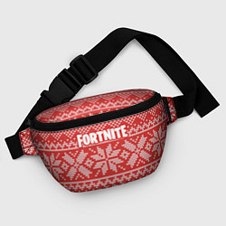 Поясная сумка Fortnite New Year, цвет: 3D-принт — фото 2