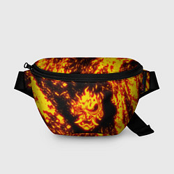 Поясная сумка Cyberpunk 2077: FIRE SAMURAI, цвет: 3D-принт