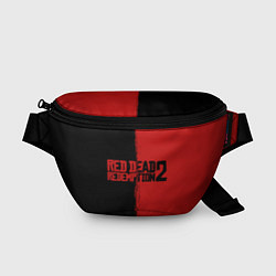 Поясная сумка RDD 2: Black & Red, цвет: 3D-принт