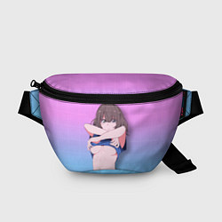 Поясная сумка Ahegao Girl, цвет: 3D-принт