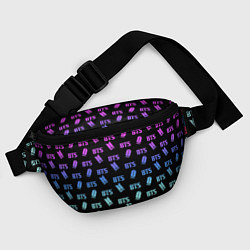 Поясная сумка BTS: Neon Gradient, цвет: 3D-принт — фото 2