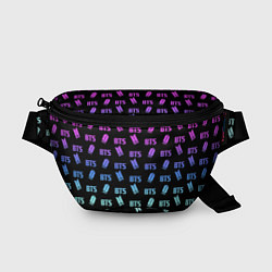 Поясная сумка BTS: Neon Gradient, цвет: 3D-принт