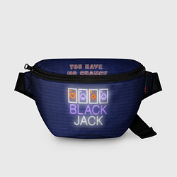 Поясная сумка Black Jack: Neon Game, цвет: 3D-принт