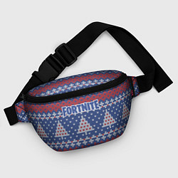 Поясная сумка Fortnite: New Year, цвет: 3D-принт — фото 2