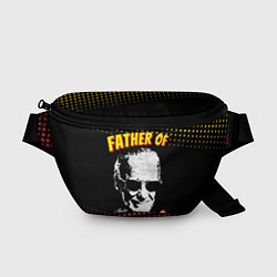 Поясная сумка Stan Lee: Father of Superhero, цвет: 3D-принт