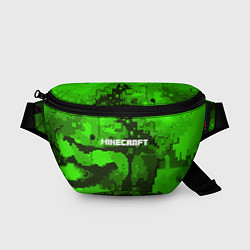 Поясная сумка Minecraft: Green World, цвет: 3D-принт