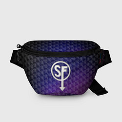 Поясная сумка Sally Face: Violet SF, цвет: 3D-принт
