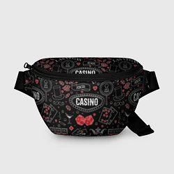 Поясная сумка Casino, цвет: 3D-принт