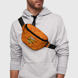 Поясная сумка Brawl Stars: Orange Team, цвет: 3D-принт — фото 2