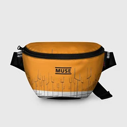 Поясная сумка Muse: Orange Mood, цвет: 3D-принт