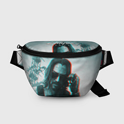 Поясная сумка Cyberpunk 2077: Keanu Reeves, цвет: 3D-принт