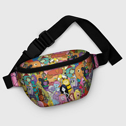 Поясная сумка Adventure time, цвет: 3D-принт — фото 2